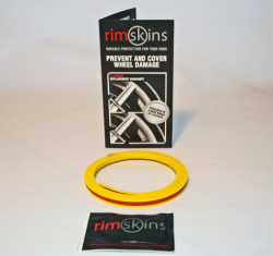 Rim Skins Single Pack - Yellow Select Your Size Rims - 22 Inch Yellow