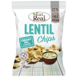 Lentil Chips Creamy Dill 40G