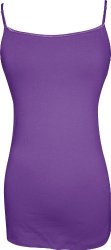 Pacificplex Stretch Cotton Camisole Tank Top Junior Plus Size XL Purple-ultra-violet