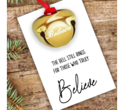 Bell Christmas Believe