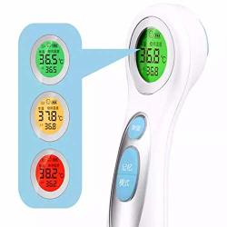 Forehead Thermometer Ear Thermometer -digital Infrared Body Temporal Thermometer With Fever Alarm And Memory Function - Ideal For Babies Infants Children Adults Indoor And