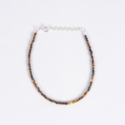 Tiger's Eye Gemstone Beaded Bracelet - Tiger Eye