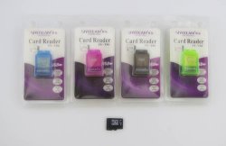 Microsdhc USB Nano Memory Card Reader - Green