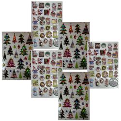 Craft Multifunctional Christmas Scrapbooking Gift Decor Sticker Set Of 6