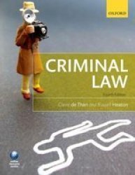 Criminal Law Paperback 4TH Revised Edition