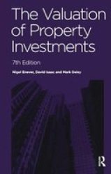 The Valuation Of Property Investments Hardcover 7TH New Edition