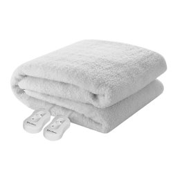 Queen Fitted Sherpa Electric Blanket ZEPP152188S With Straps