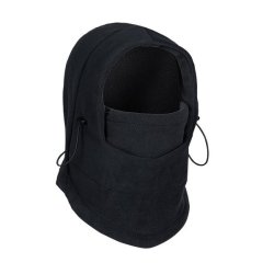 Fleece Two-sided Skiing Riding Caps Cs Hats Face Mask Black Gray