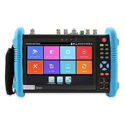 Wsdcam 7 Inch All In One Ips Touch Screen Ip Camera Tester Security Cctv Tester Monitor With SDI TVI AHD CVI TDR OPM VFL POE WIFI 4K H.265 1080P HDMI In&out firmware Upgraded 9800MOVTSADH-PLUS