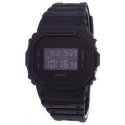 Casio G-Shock Digital DW-5600BB-1 Men's Watch - 200M Resin Resin Buckle Clasp Full Auto-calendar