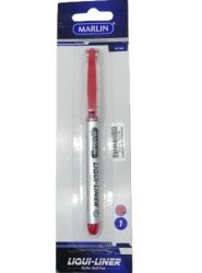 Liqui Liner Roller Ball Pen Red Single – Medium 0.7MM Nib Smooth Flowing Liquid Ink Use The Pens For Everyday Writing And Drawing