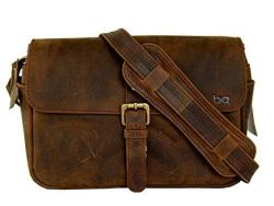 Basic Gear : Leather Camera Bag In Vintage Rustic Look For Dslr- Mirrorless Sony Nikon Canon Pentax Camera.