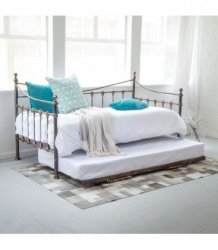 Natalia French Day Bed Complete Antique Bronze