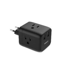 European 5IN1 USA Travel Plug Adapter With USB Port