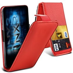 ONX3 Red LG G2 MINI LG G2 MINI LTE Universal Luxury Style Folding Pu Leather Spring Clamp Holder Top Flip Case With 2