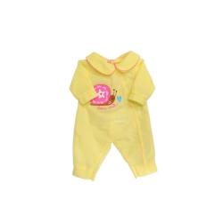 Baby Dolls Clothes Yellow Onesie Outfit