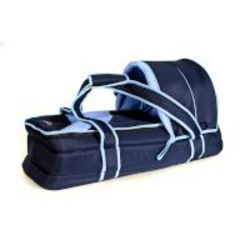 Chelino Soft Carry Cot - Check Navy