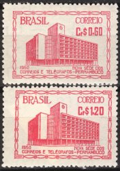 Brazil 1950 Sg806-7 Unmounted Mint Complete Set