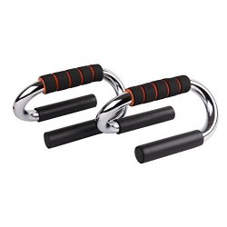 Pushup Bars Pushup Stands Heavy Duty Chrome Steel Non-slip Push-up Bars With Comfortable Foam Grip