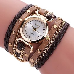 Womens Bracelet Watches Cooki On Clearance Lady Watches Female Watches Cheap Watches For WOMEN-Q3 Khaki G