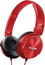 Philips SHL3060 Closed-Back On-Ear Headphones in Red