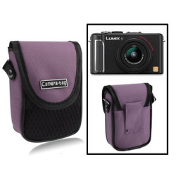Universal Mini Digital Camera Bag Size: 10 X 8 X 3.5cm Purple
