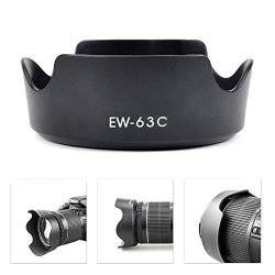 Tulip Lens Hood Y&m Tm Camera Lens Hood For Canon EW-63C Replacement Lens Hood For Canon Ef-s 18-55MM F 3.5-5.6 Is Stm