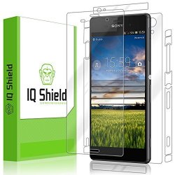Sony Xperia Z3 Screen Protector Iq Shield Liquidskin Full Body Skin + Full Coverage Screen Protector For Sony Xperia Z3 HD Clear Anti-bubble Film - With