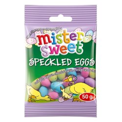 Bulk Pack 15X Mister Sweet Speckled Eggs Packet 50G Each