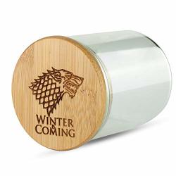 Glass Stash Jar With Game Of Thrones Engraved Design