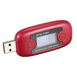 DTU1705 Quick Charge Type-c USB Large Display Tester Voltage Current Power Meter Voltmeter For Usb-a Type-c USB - Measurement & Analysis Instruments Voltage &