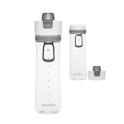 Aladdin Active Hydration Tracker Water Bottle White 0.8 Litre