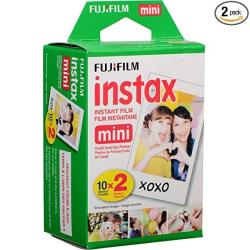 Fujifilm Instax MINI Instant Film 2 X 10 Shoots X 2PACK Total 40 Shoots Value Set