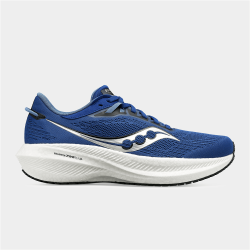 Saucony Mens Triumph 21 Blue silver Running Shoes