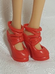 Red Shoes For Barbie Dolls Ii