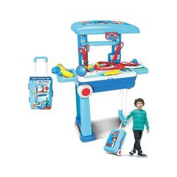 Little Doctor Kids Play Trolley Toy Set