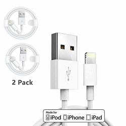 Iphone ipad Charger 2 Pack Original Cable For Apple Lightning Cable Charging Cord USB Charger Cable Compatible With Iphone 11 XS Xr X 8 7