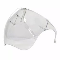 Protective Transparent Anti-fog Face Shield With Glasses & Eye Shield