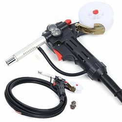 16FT MIG Welding Spool Gun Push Pull Feeder Aluminum Welding Torch with 5M Cable 