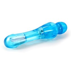 Blush Vive Splash Blueberry Squeeze Vibrator in Blue