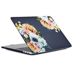 Hitsan Incorporation Flower Pattern PC Hard Shell Case For Macbook Pro 13.3 Inch With Touch Bar