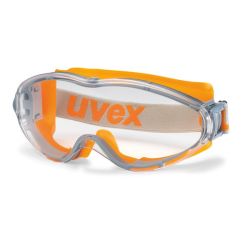 Uvex Ultrasonic Orange Grey Safety Goggles