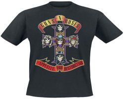 Rockts Men's Guns N' Roses Appetite For Destruction T-Shirt