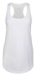 Next Level Apparel Women's The Ideal Quality Tear-away Tank Top White Small