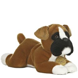 TheMogan Yorkshire Terrier Puppy Dog Pet Soft Plush Stuffed Animal Toy Black Tan 