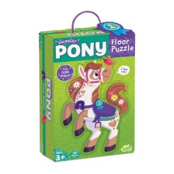 Shaped Floor Kids Puzzle Shimmery Pony