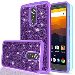 Leyi Zte Max Xl Case Zte N9560 Case With Hd Screen Protector For Girls Women Luxury Glitter Cute Design Pc Silicone Leather Dual Layer Prices Shop Deals Online Pricecheck