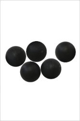 Pvc Solid Ball 17.3mm Black