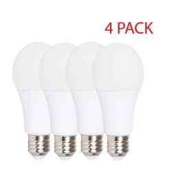 Emergency LED Light Bulb With Rechargeable Battery Back-up 9W Lasts Up To 3-4 Hours - E27- Screw In 4 Pack