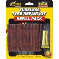 Shield Tubeless Tyre Repair Kit Refill Pack